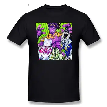 Moda Jojo Tuhaf Macera Gömlek Erkekler Kısa Kollu Retrowave Neon Tshirt Manga T-shirt Vaporwave Japonya Anime Tee Tops 005 20