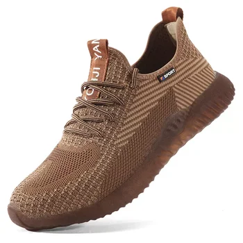 Iş Sneakers Güvenlik Ayakkabıları Erkekler Çelik Ayak Delinmez Güvenlik Botları Yıkılmaz Ayakkabı Iş Erkek Botları endüstriyel ayakkabı 16
