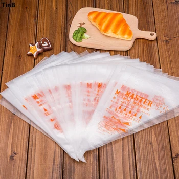 100 adet Plastik Tek Kullanımlık sıkma torbası Kek Dekorasyon Buzlanma Boru Krem pasta torbası Kek Krem Kek Dekorasyon Çantası Pasta Araçları 5