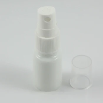 5 ml beyaz Cam seyahat doldurulabilir parfüm şişesi ile beyaz plastik atomizer püskürtücü, 5 ml prrfume konteyner, parfüm ambalaj 3