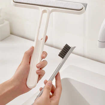 Çok amaçlı Ayna Temizleme Fırçası Yüksek Kaliteli Kırmak Kolay Değil Dayanıklı Ev Yıkanabilir Banyo 11
