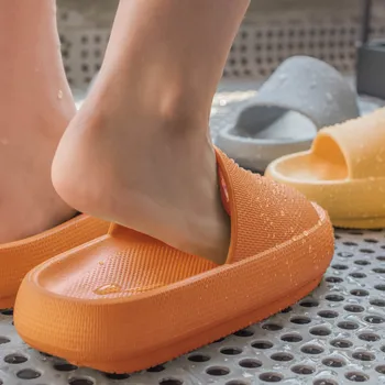 Anime Ayakkabı Kadın Ayakkabı Yaz Moda PU Deri günlük ayakkabı Kadın Platformu Takozlar Balık Ağzı Sandalet Kalın Alt Terlik