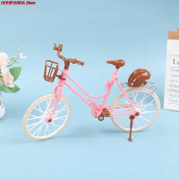 1 Takım 1/6 Ölçekli Plastik Bisiklet Bisiklet Modeli Bebek Aksesuarı Aksiyon Figürü İçin