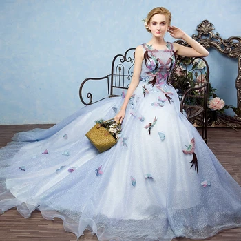 100 % gerçek kuşlar nakış balo Ortaçağ Rönesans Elbise kraliçe kostüm viktorya dönemi tarzı elbise / Marie Antoinette / Belle topu 13