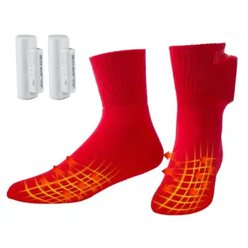 Elektrikli ısıtmalı çorap Sıcaklık Ayarlanabilir USB şarj Edilebilir çorap Ayak İsıtıcı Adam Kadınlar İçin Açık Spor Ayak sıcak Tutmak 16