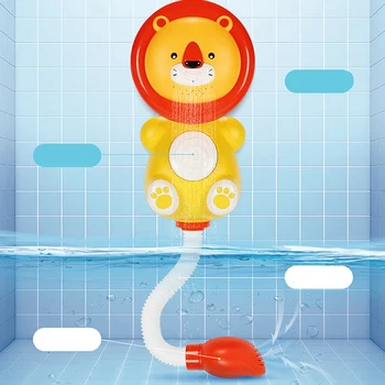Bebek Banyo Oyuncakları Banyo Duş Headadjustable Duş Başlığı Küvet Yağmurlama Püskürtme Su Oyuncak Çocuk Banyo İçin 1