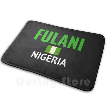 Fulani-Fulbe Peul Fula Nijerya Bayrağı Halı Paspas Halı Yastık Yumuşak Gine Nijerya İslam Müslüman Ramazan