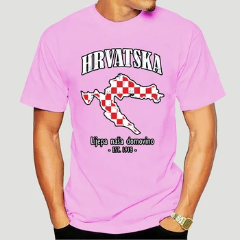 Kroatıen T-Shırt NC08-Hrvatska Hırvatistan-kraliyet indirim sıcak yeni moda T Shirt üst ücretsiz kargo 2018 officia 5994X 14