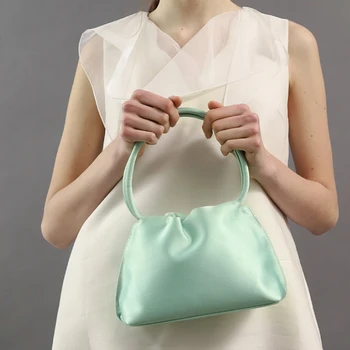 PU Deri Dantelli Çanta Kadın Katı Sepet Koltukaltı Çanta 2021 Yaz Bayan Vintage Tasarımcı Çanta Moda Günlük Kılıfı el çantası 15