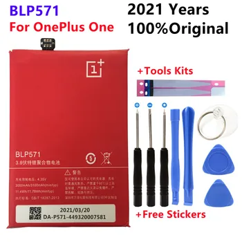 Orijinal BLP571 Pil Oneplus 1 İçin Bir Artı 1 li-ion pil Yüksek Kapasiteli 3000mAh Yedek Cep Telefonu Pil 8