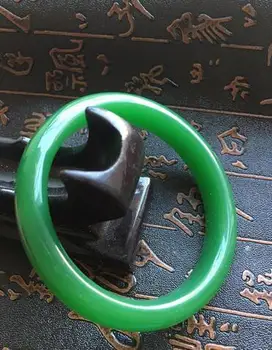 Ücretsiz Kargo 58mm-60mm Çin Sertifikalı Grade A Doğal Xiu Yeşil Taşlar Bilezik yeşim 1