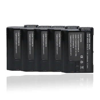 5 Adet/grup EN-EL15 EN EL15 ENEL15 dijital Pil battierie akku batteria kamera aksesuarları NİKON D7000 1V1 D800 D800E D600 5