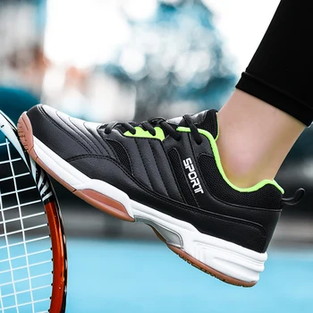 Erkekler Masa Tenisi spor ayakkabıları Yaz Sonbahar Açık Badminton spor ayakkabılar Rahat Erkek Voleybol Ayakkabı Boyutu 38-46 5