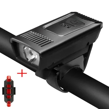 MTB Bisiklet Far USB şarj edilebilir LED lamba Su Geçirmez Süper Parlak Yakınlaştırma Far El Feneri Bisiklet İşık Lambası Bisiklet Aksesuarları 6
