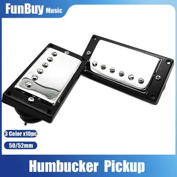 5 Takım Humbucker Elektro Gitar Pickup LP Gitar Pickup Altın Boyun ve köprü Seramik Mıknatıs Pickup 50mm / 52mm 16