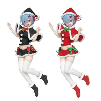 Orijinal Noel Rem Anime Figürü RE: e n e n e n e n e n e n e n e Başlangıç Ömrü Başka Bir Dünya Sevimli Seksi Kırmızı Etek Modeli PVC Oyuncaklar Çocuk Hediye Bebek 12
