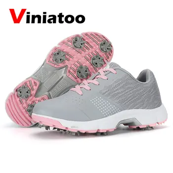 Profesyonel Sivri Golf ayakkabıları Kadın Su Geçirmez Golf Sneakers Bayanlar Açık Golfçüler Sneakers Rahat Golfçüler Footwears 1