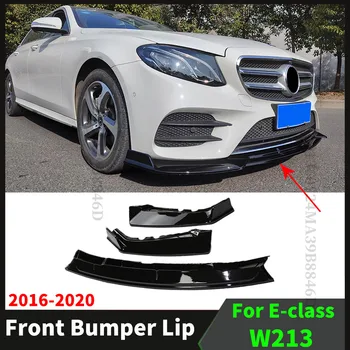 Koruyucu Ön ÖN TAMPON Çene Bekçi Splitter Difüzör Mercedes W213 C238 A238 Benz E 2016-2020 Tuning Facelift Saptırıcı