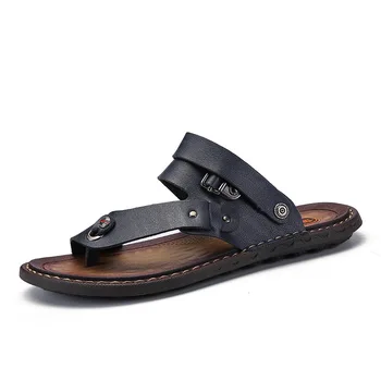 Erkek Sandalet Burnu açık Kayma moda rahat ayakkabılar Erkek Terlik Roma Yaz Plaj Sandalies Artı Boyutu 2021 new2021 17