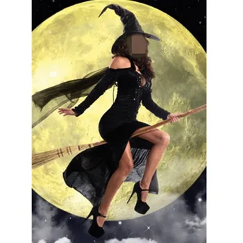 Cadılar bayramı Cadı Kostümleri Kadın Noel Siyah Karnaval Kostüm Disfraces Yetişkin Peri Kostüm Vampir Cosplay Parti Elbise 17