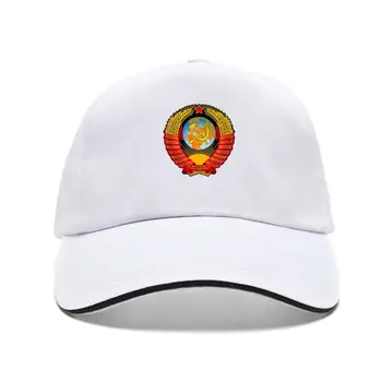 yeni kap şapka Rus Arması SSCB Siyah Erkekler Boyutu S-3XL beyzbol şapkası Mizah Erkekler Crewneck Artı Boyutu 2