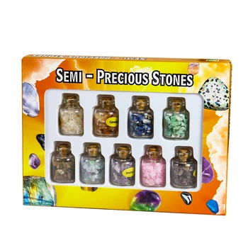 9 Şişe Doğal çakıl taşları Yarı değerli Taşlar Mini Cam Dileğiyle Şişeler Örnekleri Şanslı Sürüklenen Şişe Doğum Günü Hediyeleri 16