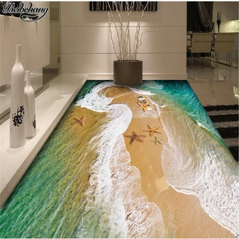 beibehang Özel büyük ölçekli 3D zemin üç boyutlu deniz suyu deniz oturma odası banyo 3d zemin dekorasyon boyama duvar resimleri