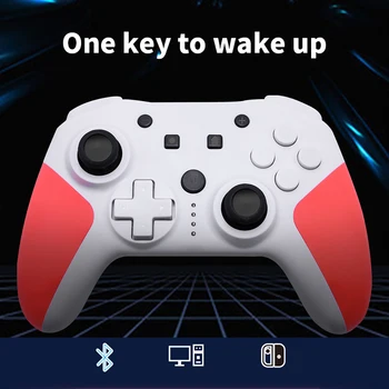 Anahtarı Pro Kolu Anahtarı Bluetooth Gamepad Ns Kablosuz Çift Motorlu Titreşim 6 Eksenli Somatosensoriyel Uyanış 5