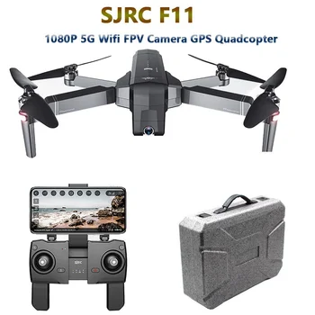 SJRC F11 GPS 5G Drone İle Wifi FPV 1080P Kamera Fırçasız Quadcopter 25 dakika Uçuş Süresi Hareket Kontrolü Katlanabilir Drone Vs CG033