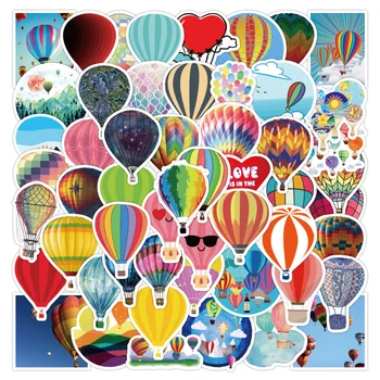53 adet Sıcak Hava Balon Çıkartmalar Dizüstü Kırtasiye Karalama Defteri Motivasyon Sticker Scrapbooking Malzeme Zanaat Malzemeleri