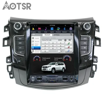 Aotsr Android 7.1 Tesla tarzı Araba Hiçbir DVD Oynatıcı GPS Navigasyon Radyo NİSSAN NP300 Navara 2014 + araba ünitesi stereo multimedya