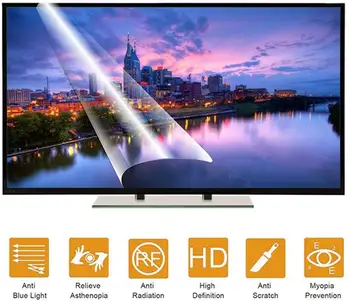 Intex için LED - 2810 28 inç LED HD hazır TV TV parlama önleyici mavi ışık ekran koruyucu rahatlatmak göz yorgunluğu Anti Scratch 9