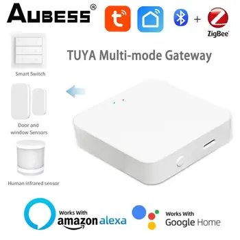 Tuya ZigBee Akıllı Çok modlu Ağ Geçidi Hub Tuya Akıllı Ev Köprü WiFi / Bluetooth / Zigbee Ağ Geçidi Alexa İle Çalışır Google Ev 4