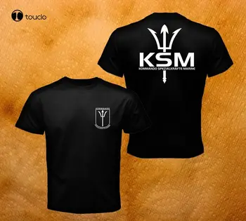 Yeni Yaz serin tişört Gömlek Ksm Almanya Özel Kuvvetler Komando Spezialkrafte Deniz Siyah Erkek T-Shirt S-3Xl pamuklu tişört Unisex 24