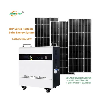 JHP serisi 1.5 kw 3kw 5kw hepsi bir arada güneş sistemi panelleri ile taşınabilir güneş enerjisi sistemi 1500w 3000w 5000w güneş depolama sistemi 18