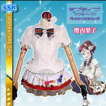 Japon Amin Aşk Canlı Sunshine Aqours Sakurauchi Riko Sirk Unwakening Cosplay Kostüm Eğitim Giyim Sıcak Güzel Elbise 19