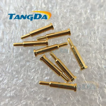 Tangda 1000 adet 2*9mm D 2 * 9 yaylı prob PCB test pimi Yüksek akım Kılavuz pimi yerleştirme pimi Pogo pin şarj konnektörü A. 19