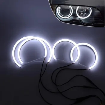 LED pamuk ışık melek göz gündüz çalışan ışık araba dekoratif ışık BMW3 5 7 serisi E36 E38 E39 E46 10