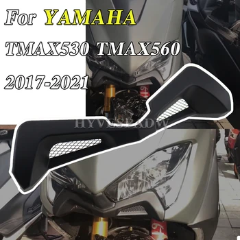 YAMAHA TMAX530 TMAX560 2017-2021 Motosiklet Ön Kaporta Winglets Aerodinamik Kanat Kabuk Kapak Koruma Muhafızları Kiti T-MAX 5