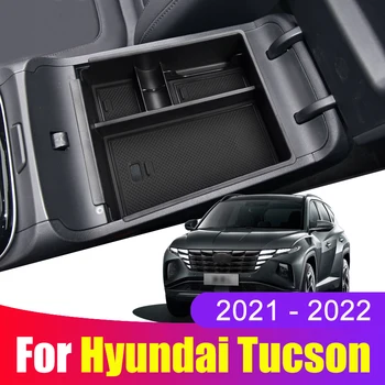 Araba İç Dekorasyon Konsol Kol Dayama Konteyner saklama kutusu Tamir Aksesuarları Styling Hyundai Tucson İçin NX4 Hibrid 2021 2022
