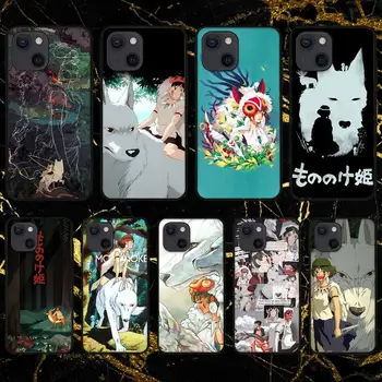 RUICHI Anime Mononoke Hime Telefon Kılıfı İçin iPhone 11 12 Mini 13 Pro XS Max X 8 7 6s Artı 5 SE XR Kabuk 12