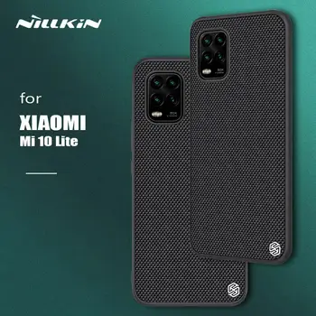 Nillkin Xiaomi Mi 10 Lite Durumda Dokulu Arka kapak Yumuşak Kenar İnce Koruyucu Telefon Kılıfı için Xiaomi Mi10 Pro Mi 10 Lite Durumda 9