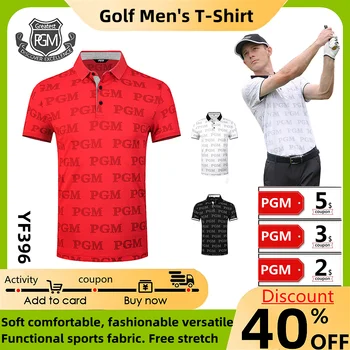 Golf erkek T Shirt Kısa Kollu Gömlek Yaz Üstleri erkek Nefes Streç Golf Giyim Spor Kumaş Moda Golf T Shirt