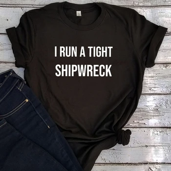 Anne Komik En Moda 2020 Anne Hediye Gotik 90s Estetik Ben Sıkı Bir Gemi Enkazı Tshirt kadın Gömlek Baskı 17