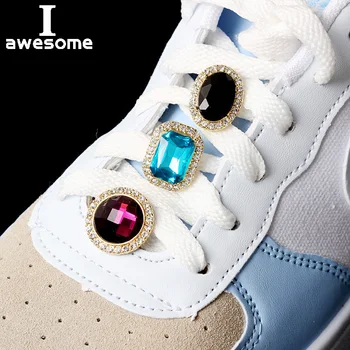 Yeni DIY Ücretsiz Maç Ayakkabı Bağı Güzel Mücevher Metal Ayakkabı Süslemeleri Ayakkabı Dantel Aksesuarları rahat ayakkabılar Flats Sneakers 2