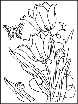 10x6 Taze çiçekler Şeffaf Temizle Pullar Scrapbooking DIY Kart Yapımı için Kesme El Sanatları Şablon 7