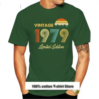 Camiseta Vintage para hombre y mujer, regalo de cumpleaños de 40 años, camiseta transpirable, novedad de 1979 11