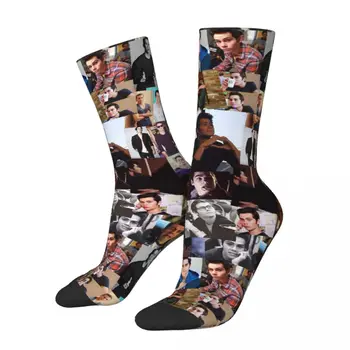 Dylan O'brien Merch Aksesuarları Dylan O Brien Çorap Erkekler Kadınlar Yumuşak Rahat Çorap Noel Hediyesi