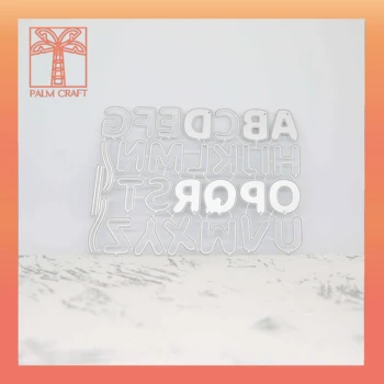 Alfabe harfleri Metal Kesme Die Ölür Stencil Scrapbooking DIY Albümü kartları Damga Kağıt El Sanatları Kabartma Kesim kalıp bıçak 11