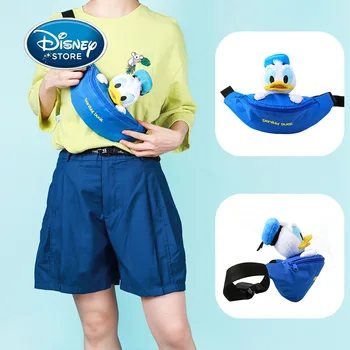 Disney Donald Ördek Bel Çantaları Kız Öğrenci Kampüs Göğüs Çantası Judy Bebek Çantası Kadın Mini Omuz Messenger saklama çantası 8